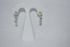Aretes largos con Zirconia.
