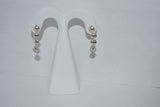 Aretes largos con Zirconia.