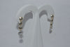 Aretes largos con Zirconia.
