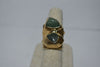 Anillo doble piedra