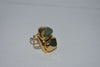 Anillo doble piedra